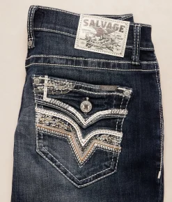 Salvage Mayhem Straight Stretch Jean Cold Plunge Best