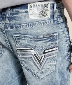 Jeans | Salvage Mayhem Straight Stretch Jean Petrichor
