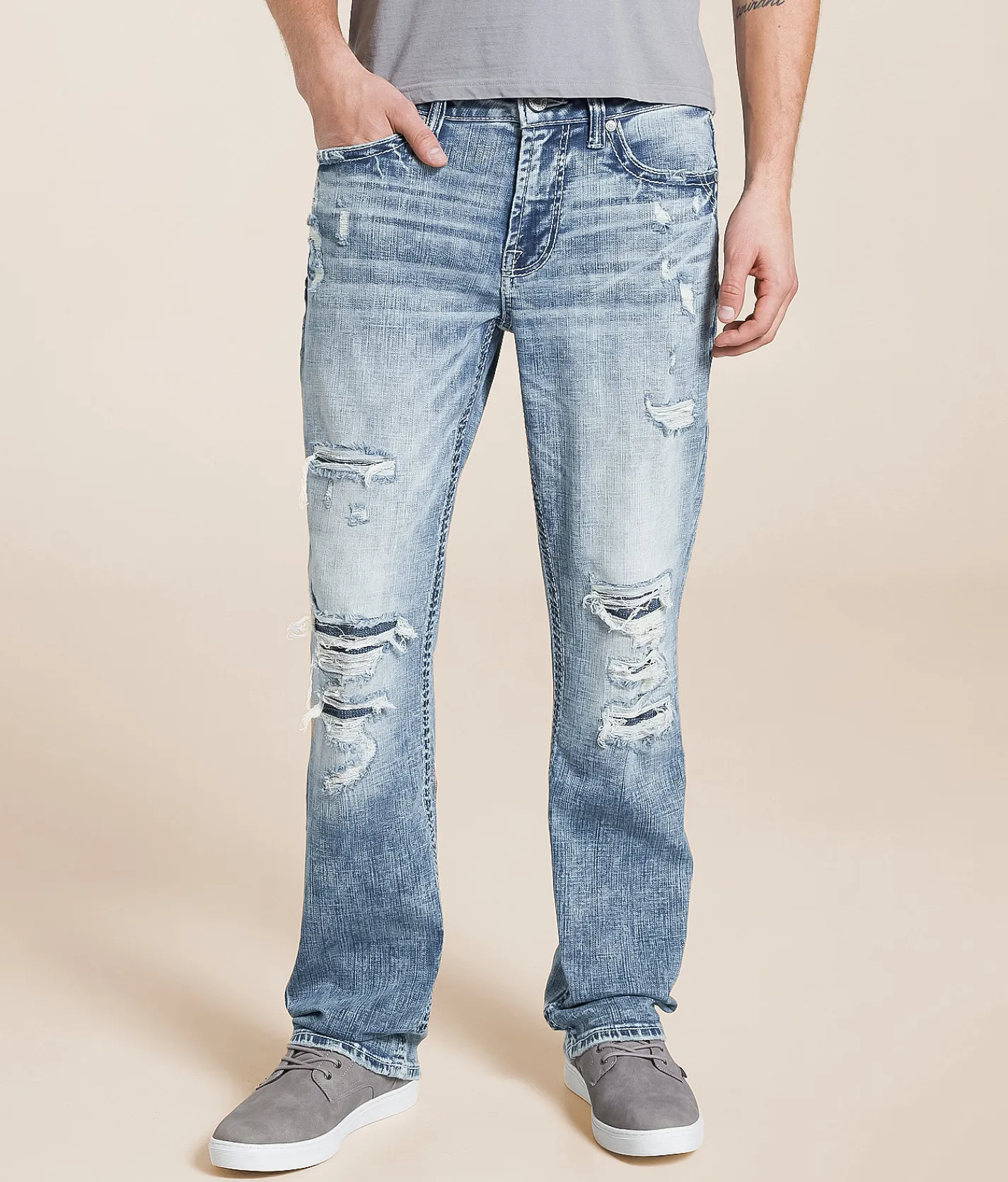 Jeans | Salvage Mayhem Straight Stretch Jean Petrichor