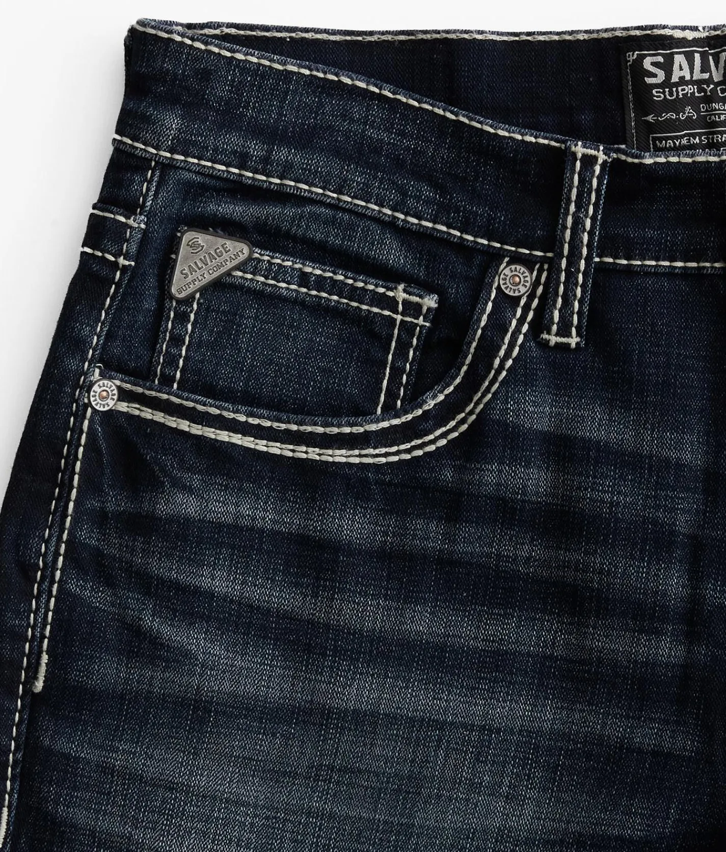 Sale Jeans|Bottoms | Salvage Mayhem Straight Stretch Jean Guernsey