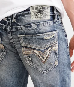 Salvage Mayhem Straight Stretch Jean Slying Start Online