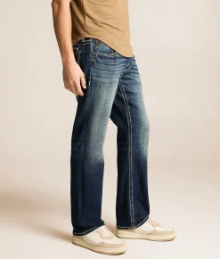 Salvage Mayhem Straight Stretch Jean Whiskey Wheat Sale