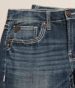 Salvage Mayhem Straight Stretch Jean Whiskey Wheat Sale