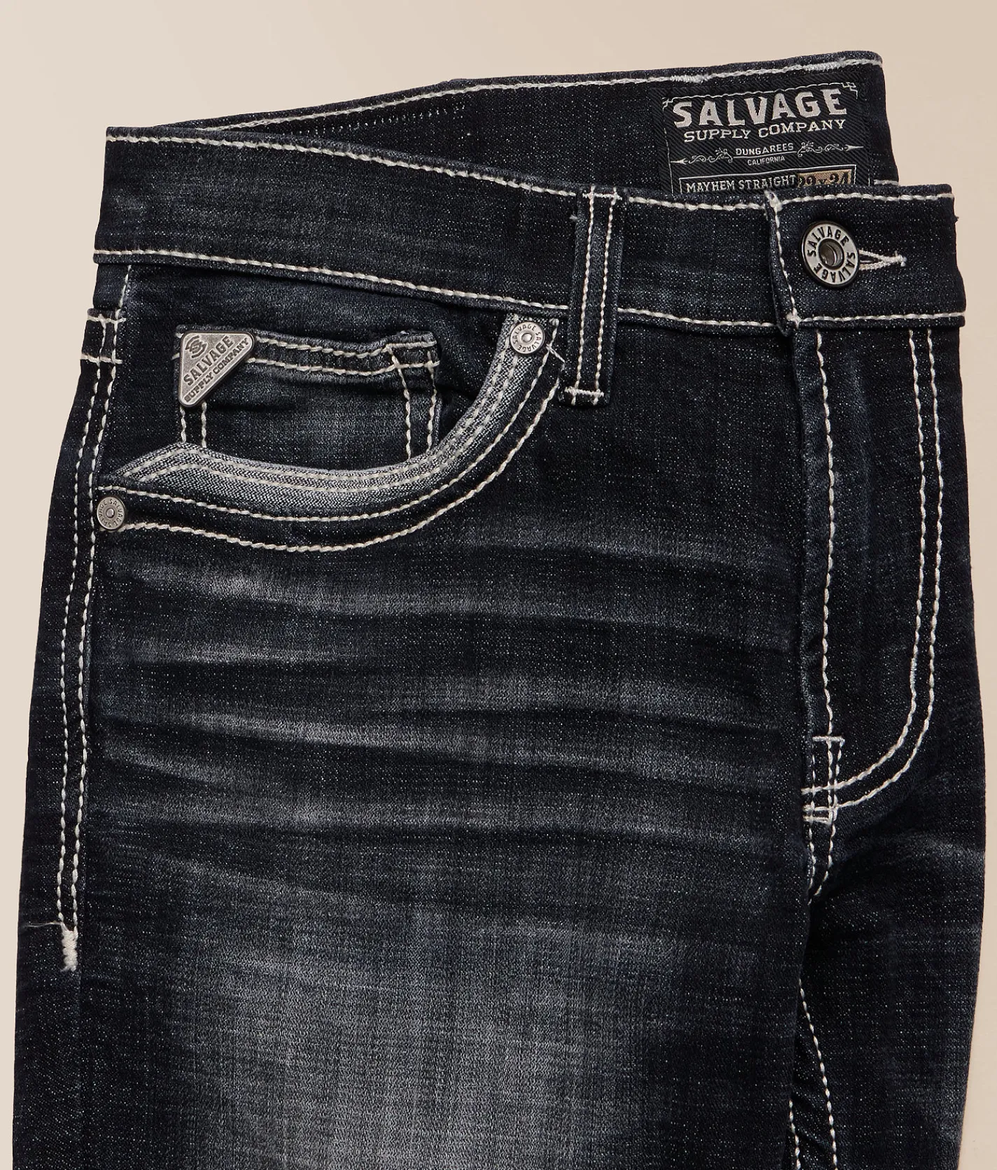 Salvage Mayhem Straight Stretch Jean Glacier Park