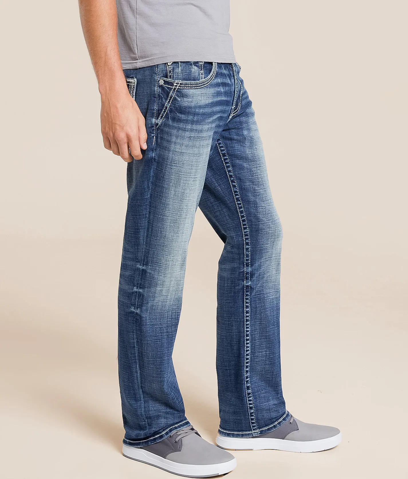 Salvage Mayhem Straight Stretch Jean Avalanche Amber Hot