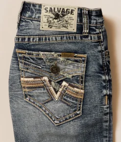 Bottoms|Jeans | Salvage Mayhem Straight Stretch Jean Death Valley