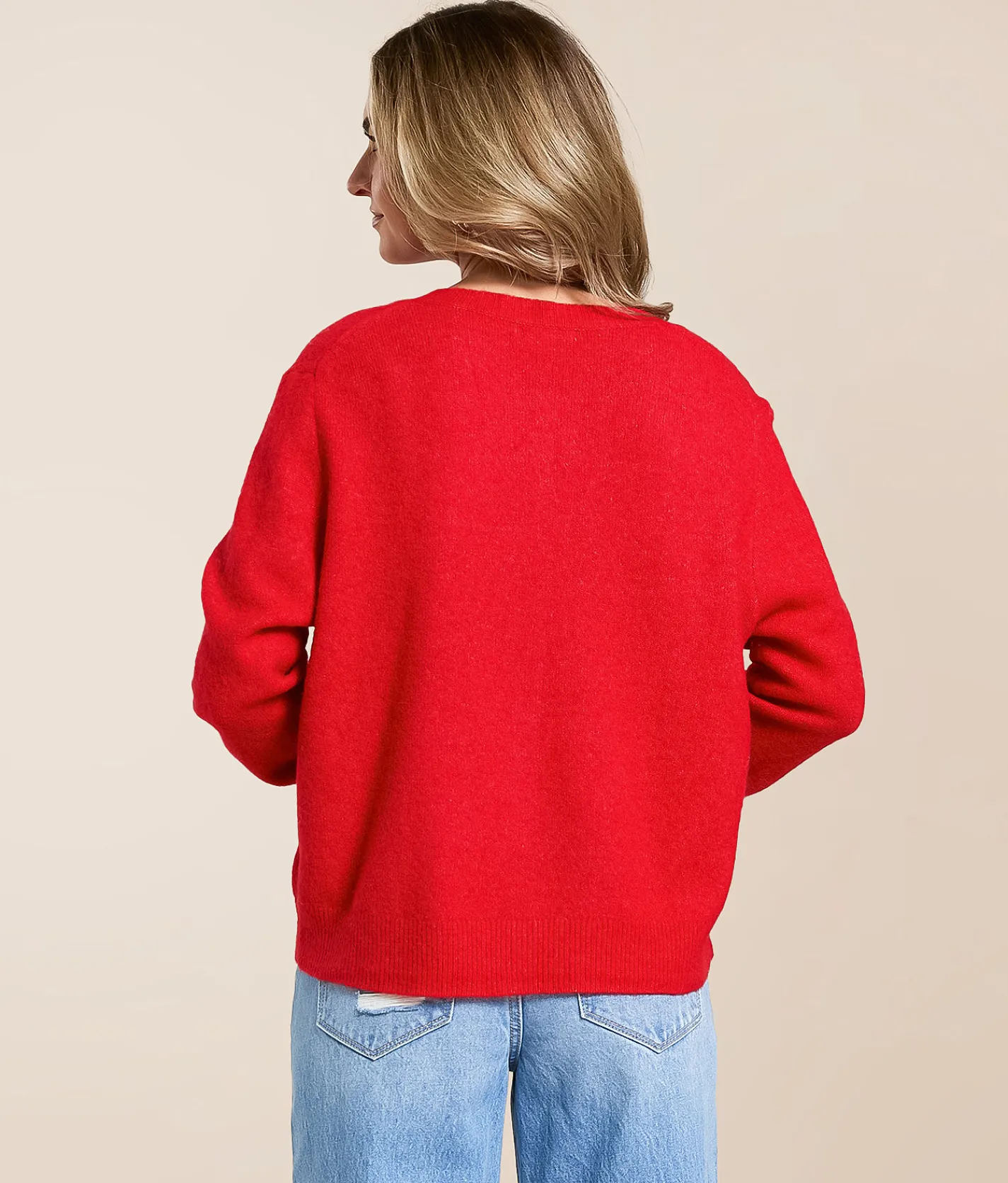 Tops | Z Supply Medina Cardigan Sweater Festive Red