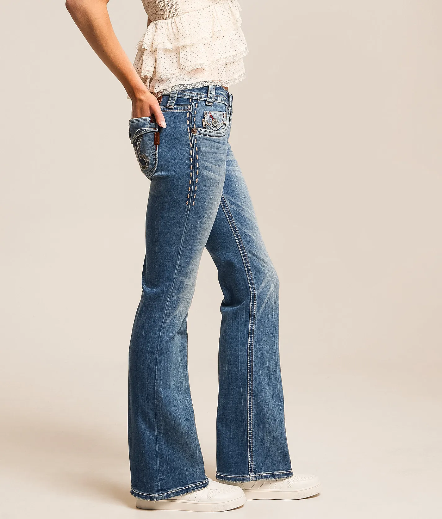 MEK Megan Low Rise Boot Stretch Jean Megan 301 Sale