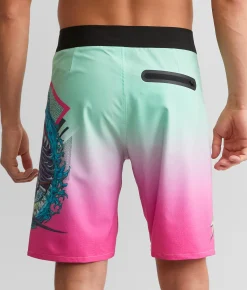 Bottoms|Swimwear | Sullen Meg Barrel Stretch Boardshort Mint