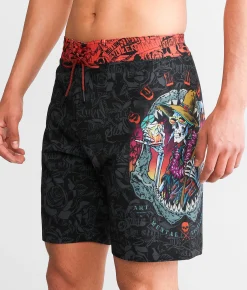 Sullen Mental Vacation Stretch Boardshort Black Outlet