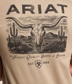 Tops | Ariat Mesa Longhorn T-Shirt Fallen Rock