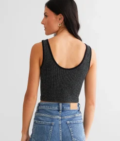 Tops | BKEssentials Metallic Brami Pineneedle