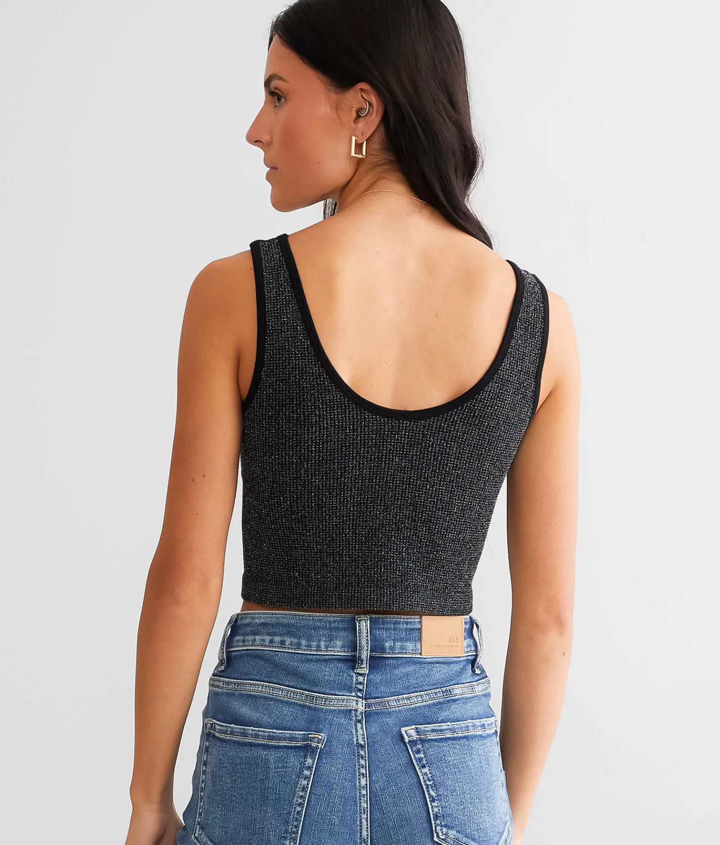 Tops | BKEssentials Metallic Brami Pineneedle