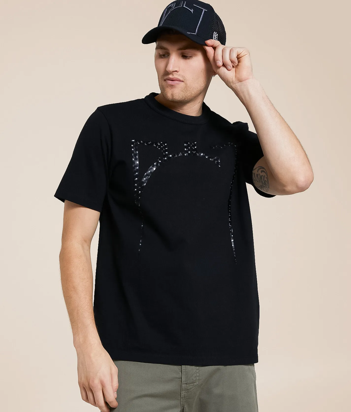 Cult of Individuality Metal Logo T-Shirt Black