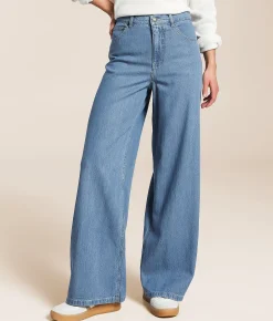 Jeans|Bottoms | Z Supply Mia Loose Wide Leg Jean Worn Indigo