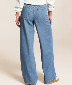 Jeans|Bottoms | Z Supply Mia Loose Wide Leg Jean Worn Indigo