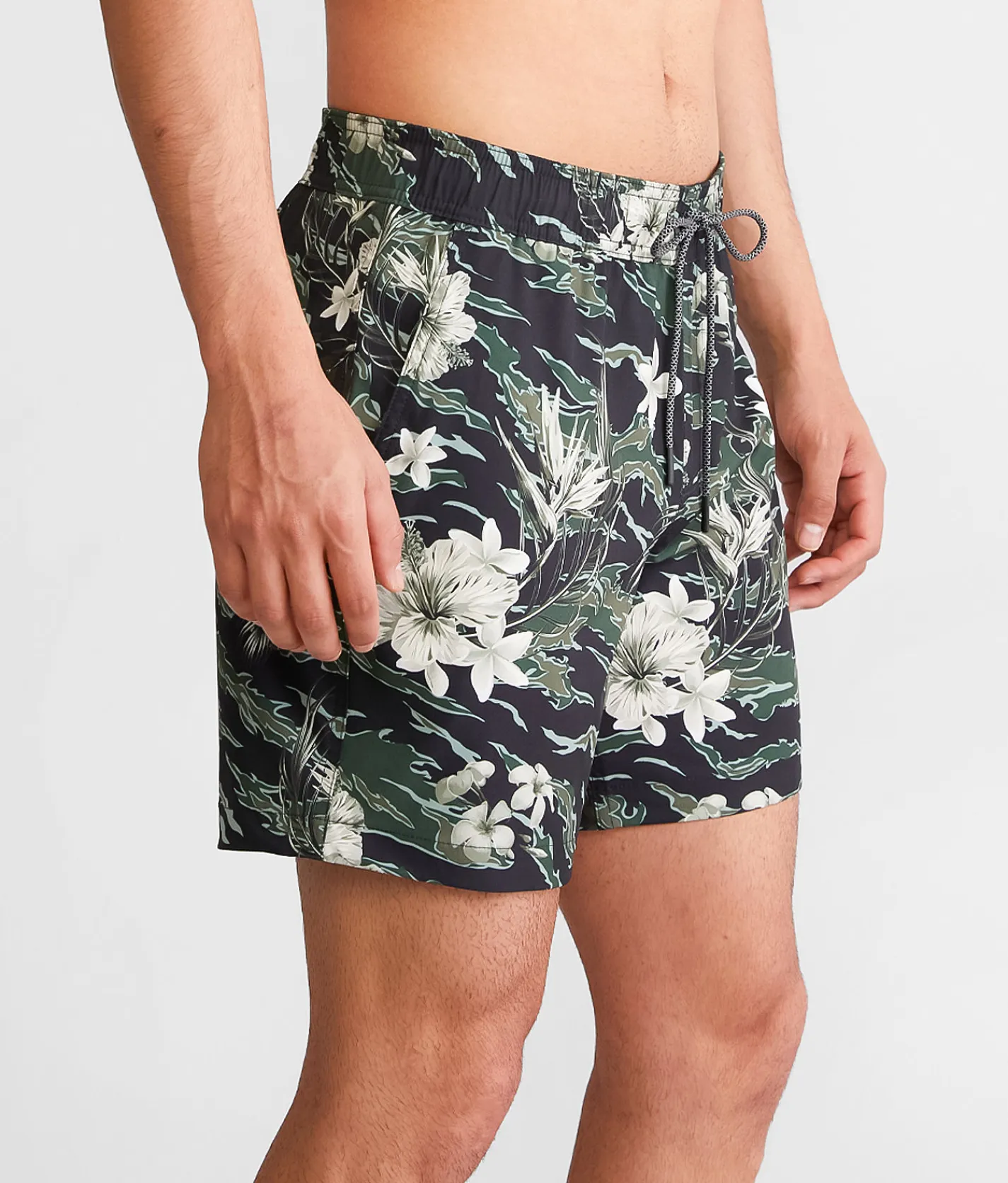 Howitzer Miami Tiger Stretch Swim Trunks Multi Colored New