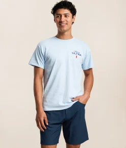 JEDCo Michelob Ultra Can T-Shirt Light Blue Outlet