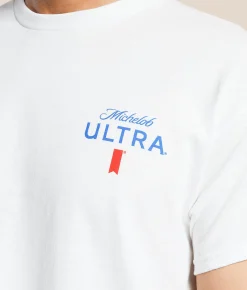 Tops|Graphic T-Shirts | JEDCo Michelob Ultra Fore More T-Shirt White