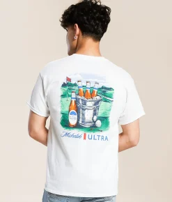 Tops|Graphic T-Shirts | JEDCo Michelob Ultra Fore More T-Shirt White