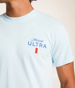 Tops|Graphic T-Shirts | JEDCo Michelob Ultra Golf Card Lab T-Shirt Chambray
