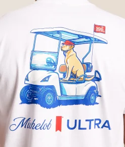 Tops | JEDCo Michelob Ultra Golf Cart T-Shirt White