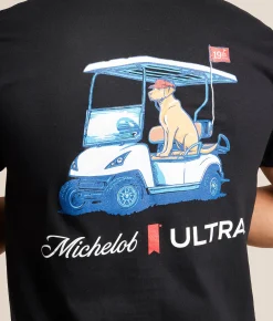 JEDCo Michelob Ultra Golf T-Shirt Black Sale
