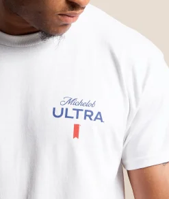 JEDCo Michelob Ultra In Range T-Shirt White Clearance