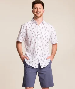 Tops | Tropical Bros. Michelob Ultra Summer Shirt White