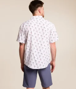 Tops | Tropical Bros. Michelob Ultra Summer Shirt White