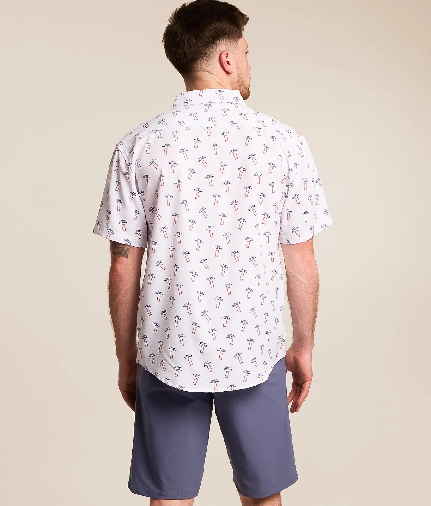 Tops | Tropical Bros. Michelob Ultra Summer Shirt White