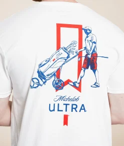 JEDCo Michelob Ultra Sunday Funday T-Shirt White New