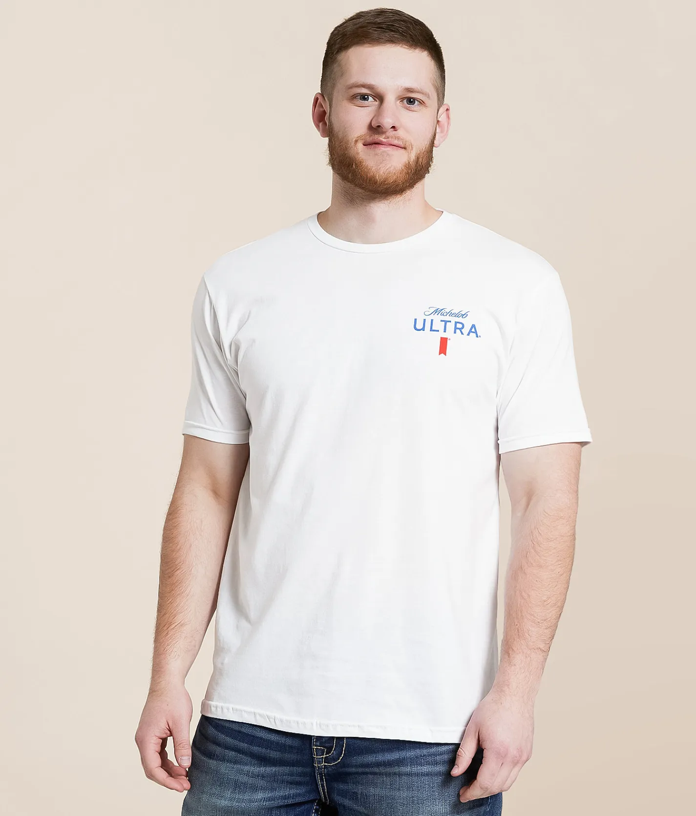 JEDCo Michelob Ultra Sunday Funday T-Shirt White New