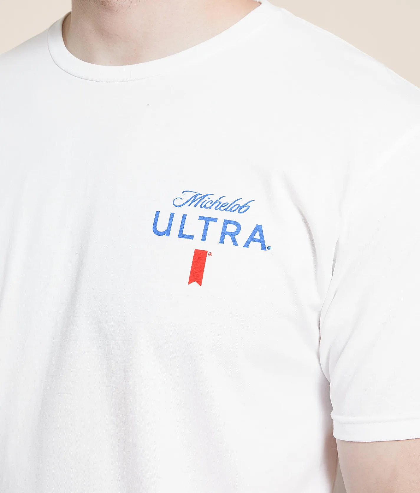 JEDCo Michelob Ultra Sunday Funday T-Shirt White New