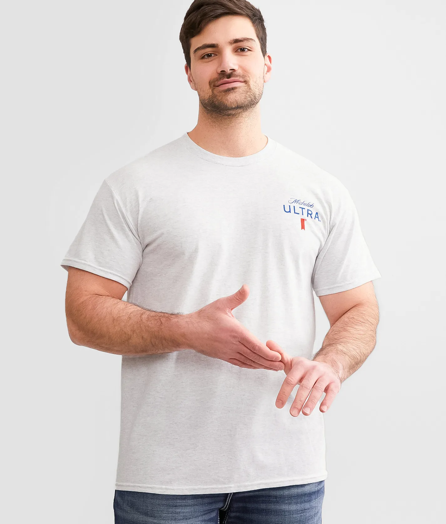 Brew City Michelob Ultra Teed Off T-Shirt Ash Outlet