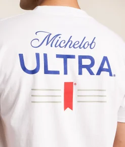 Brew City Michelob Ultra T-Shirt White Discount
