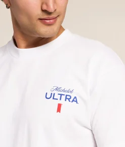 Brew City Michelob Ultra T-Shirt White Discount