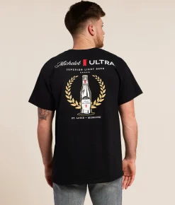 Brew City Michelob Ultra T-Shirt Black Discount