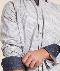 Eight X Micro Print Shirt Multi Sale