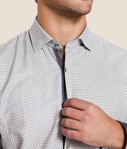 Eight X Micro Print Shirt Multi Sale