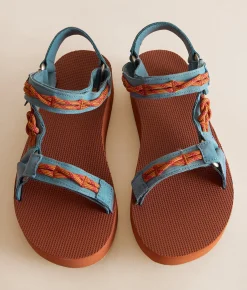 Teva Midform Universal Knotted Sandal Smoke Blue Best