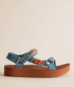 Teva Midform Universal Knotted Sandal Smoke Blue Best