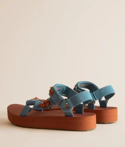 Teva Midform Universal Knotted Sandal Smoke Blue Best