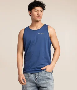 Tops | Hurley Midnight Palm Tank Top Abyss