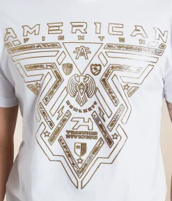 American Fighter Midnight Panel T-Shirt White Discount
