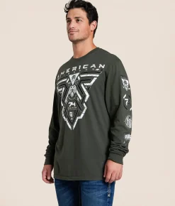 Tops | American Fighter Midnight T-Shirt Forest Night