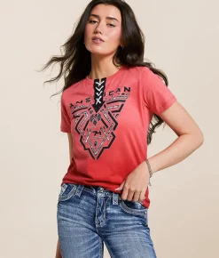 American Fighter Midnight T-Shirt Calypso Coral Teaberry Hot