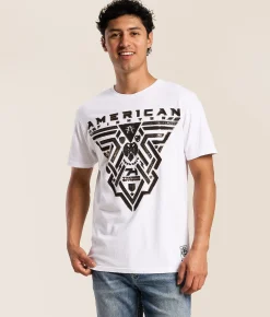 Tops|Graphic T-Shirts | American Fighter Midnight T-Shirt White
