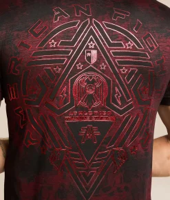 American Fighter Midnight T-Shirt Cherry Black Hot