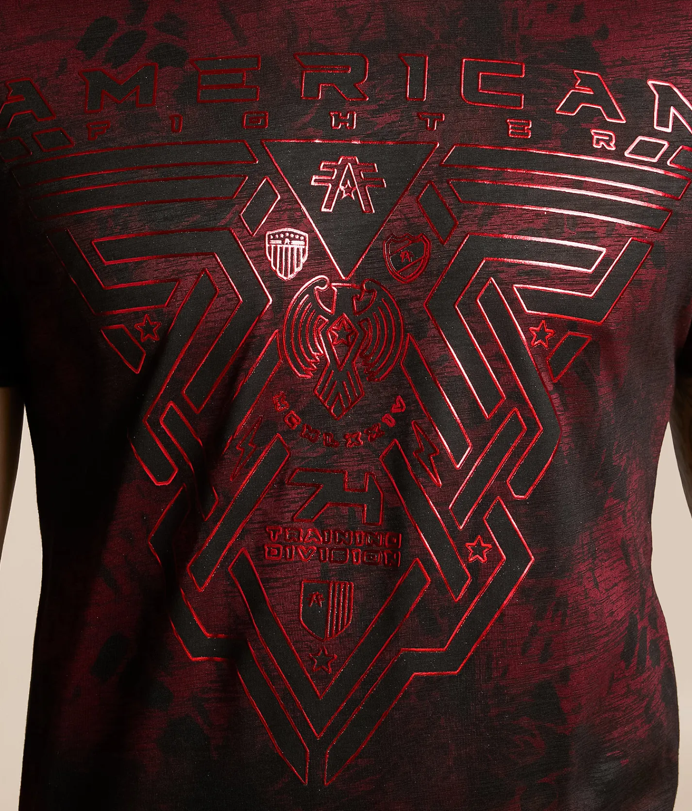 American Fighter Midnight T-Shirt Cherry Black Hot